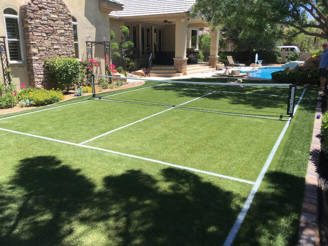 Fresno Backyard Pickleball Court